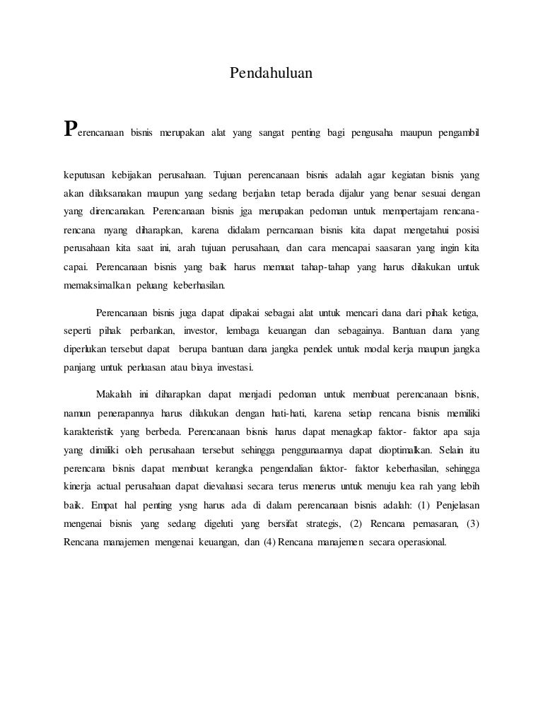 Makalah Konsep Bisnis