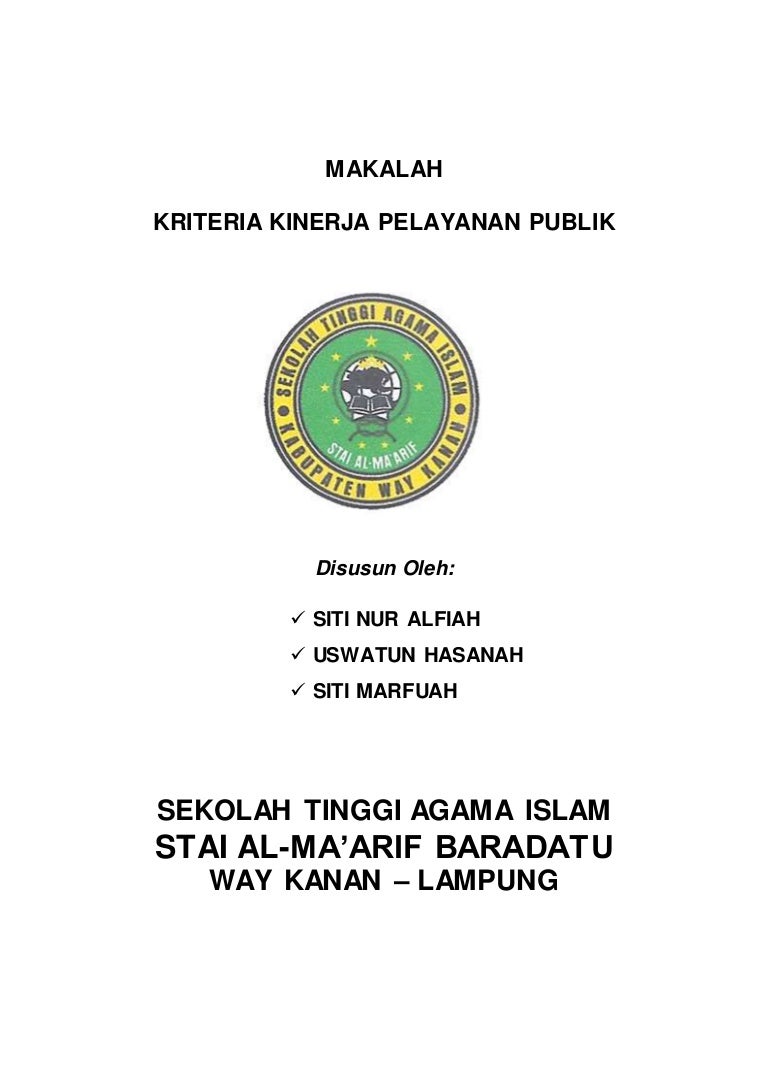 Makalah Kualitas Pelayanan Publik Di Indonesia