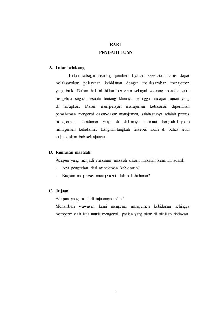 Makalah Langkah Langkah Manajemen Kebidanan