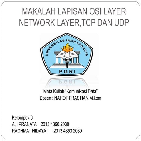 Makalah lapisan osi layerr pwpoin