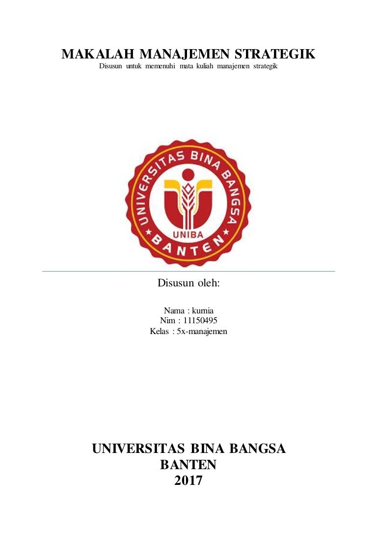 Manajemen Strategik Makalah 1