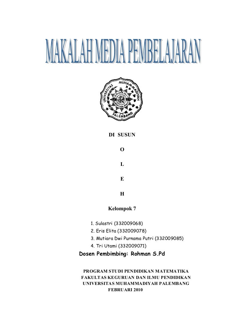 Makalah Media Pembelajaran