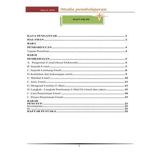 Makalah pembuatan email hilda