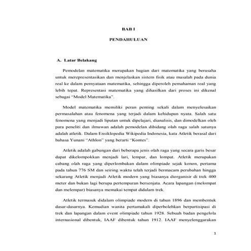 Kinematika Lompat jauh yang Fantastis