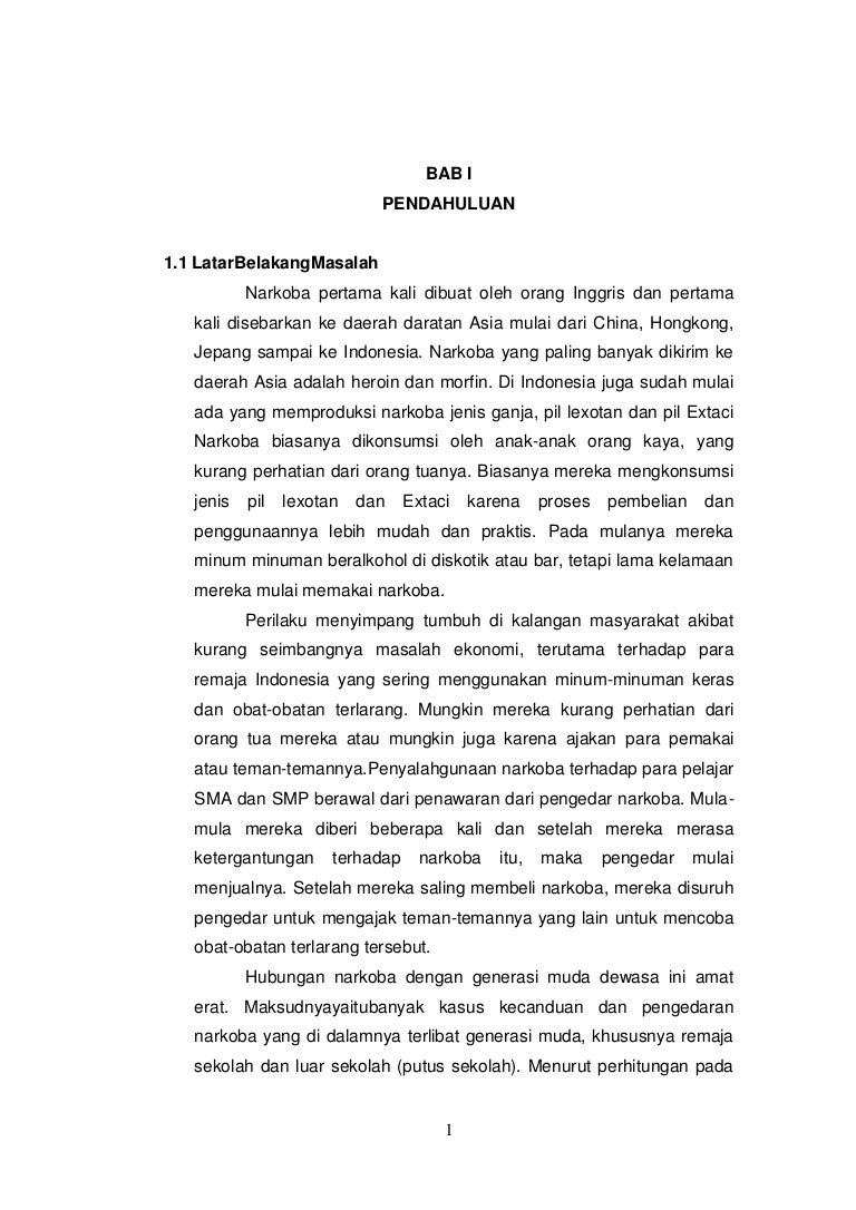 50++ Makalah tentang narkoba lengkap dengan daftar pustaka ideas in 2021 