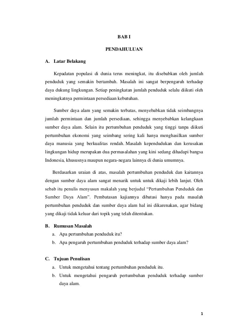 Makalah Lingkungan Hidup