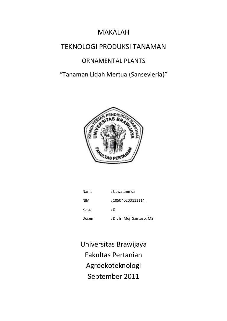Makalah Ornamental Plants