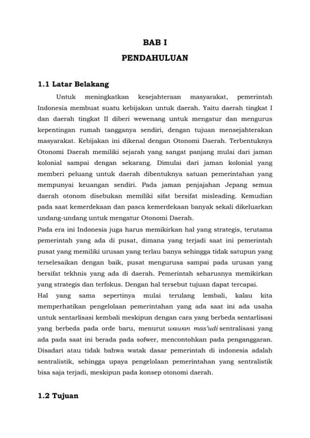 Makalah Pkn Otonomi Daerah