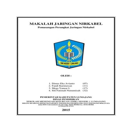 Makalah pemasangan perangkat jaringan nirkabel | PDF