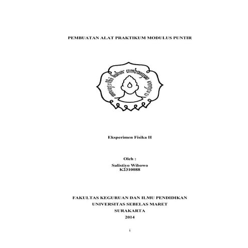 Makalah pembuatan alat praktikum modulus puntir | PDF