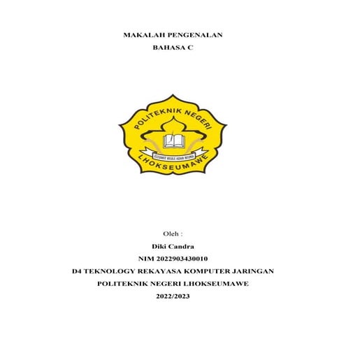 MAKALAH PENGENALAN BAHASA C (Diki Candra) - Copy.docx