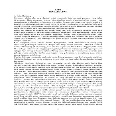 Makalah perangkat lunak dan keras