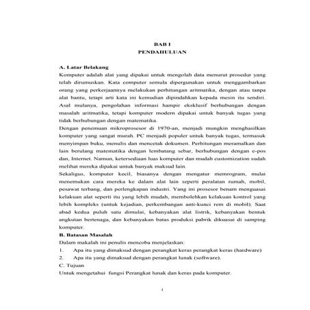 Makalah perangkat lunak dan keras 2