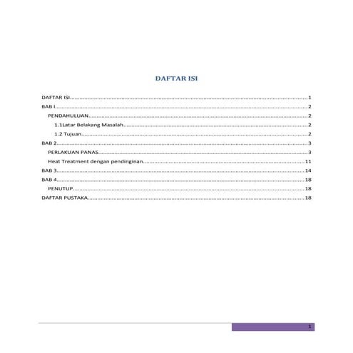 Makalah perlakuan panas 