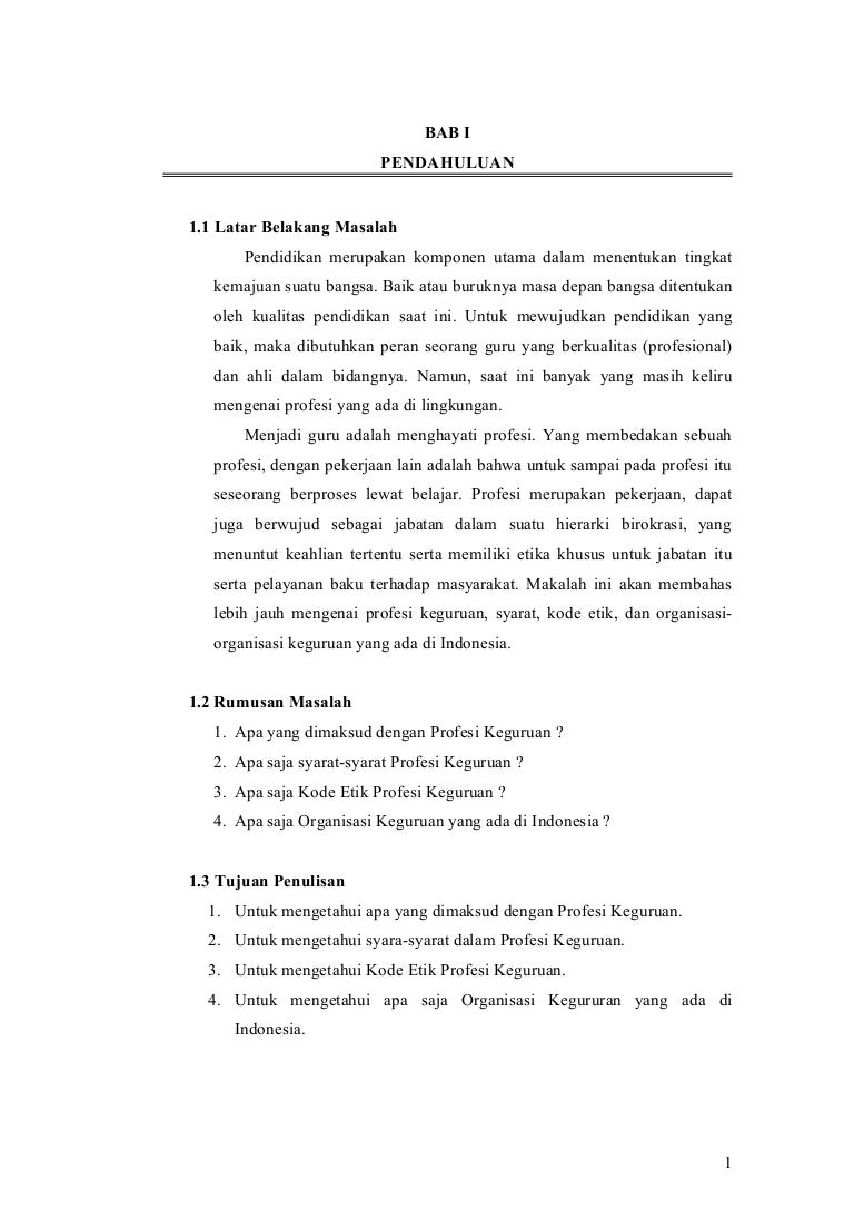 Gambar Hakikat Profesi Kependidikan