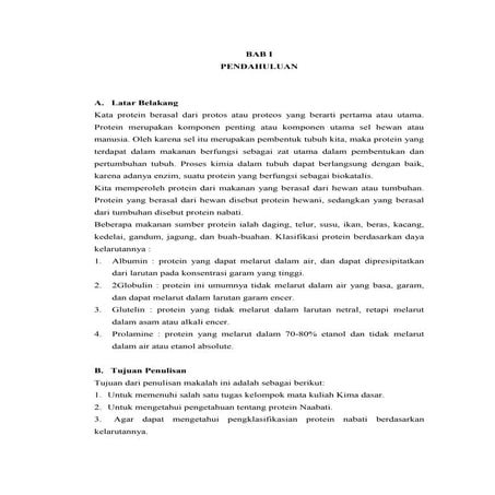 Makalah protein