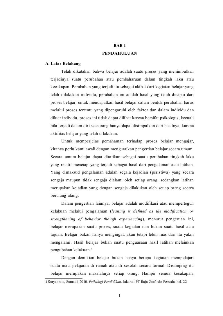 Makalah Psikologi Pendidikan