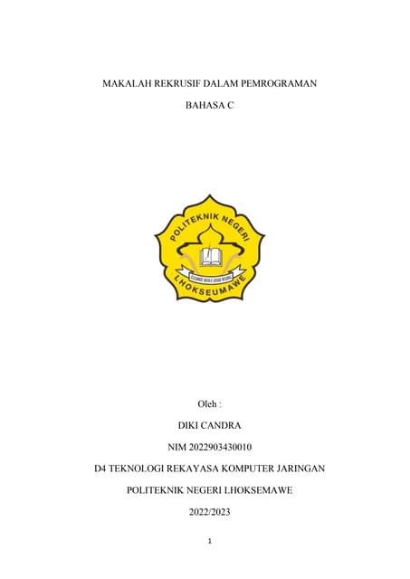 MAKALAH REKRUSIF (DIKI CANDRA).docx