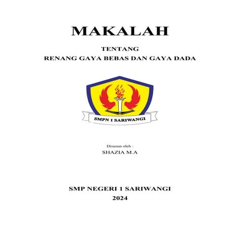 makalah renang gaya bebas dan gaya dada.docx