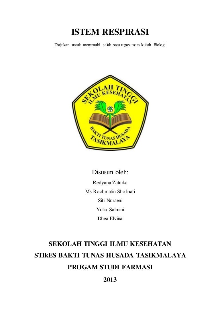 Makalah respirasi Makalah respirasi
