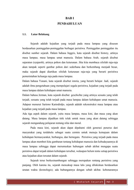 Tugas makalah sejarah