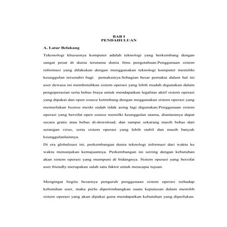 Makalah sejarah   sistem  operasi linux