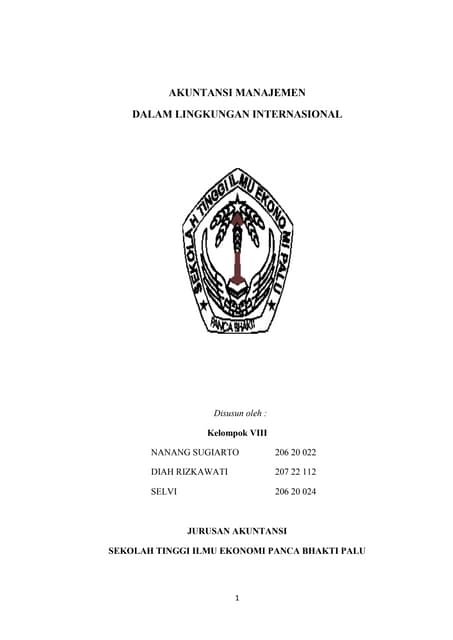 Makalah seminar akmen kel.viii