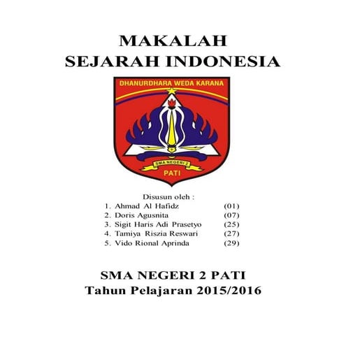 Makalah Kerajaan-kerajaan Islam di Indonesia