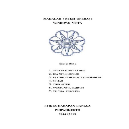 Makalah sistem operasi win vista
