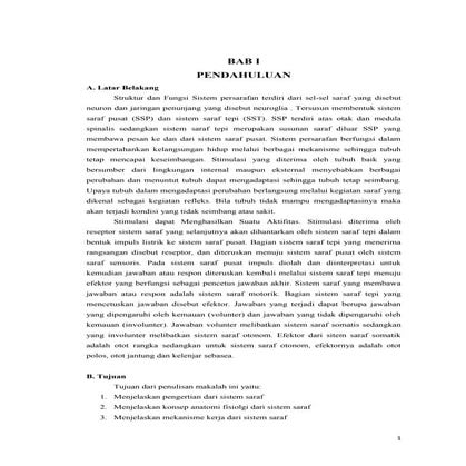 Makalah sistem persarafan AKPER PEMKAB MUNA 