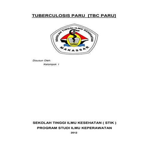 Makalah tb paru
