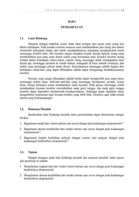 Contoh tugas besar pemodelan sistem