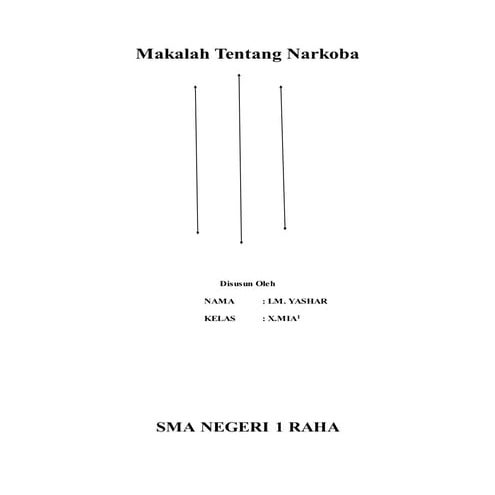 Makalah tentang narkoba