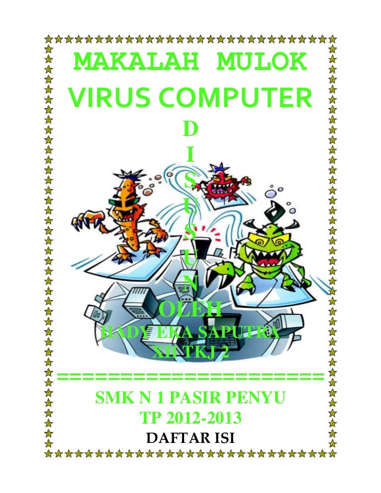 Contoh Makalah Virus Komputer