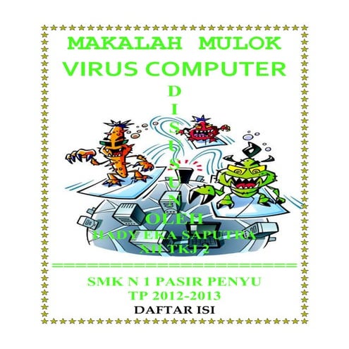 Contoh makalah "Virus Komputer"