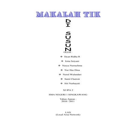 Makalah tik (lan)