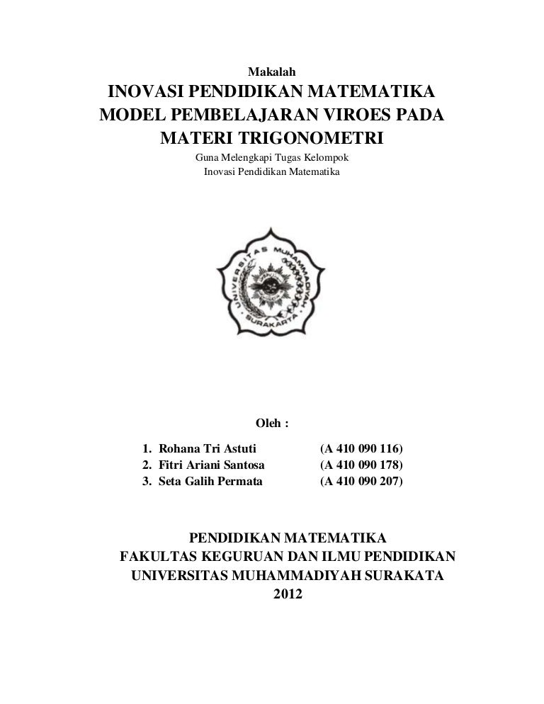 Model Pembelajaran Viroes