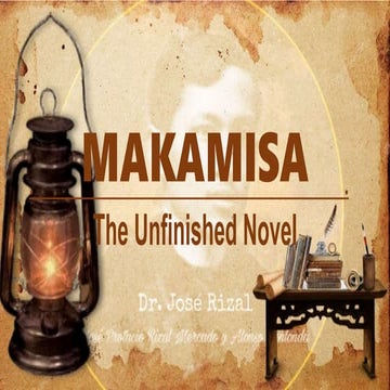MAKAMISA-REPORT in Rizal's Life and Works.pptx