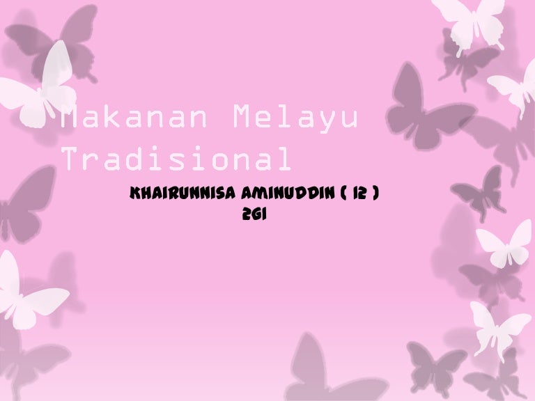 Makanan Melayu Tradisional
