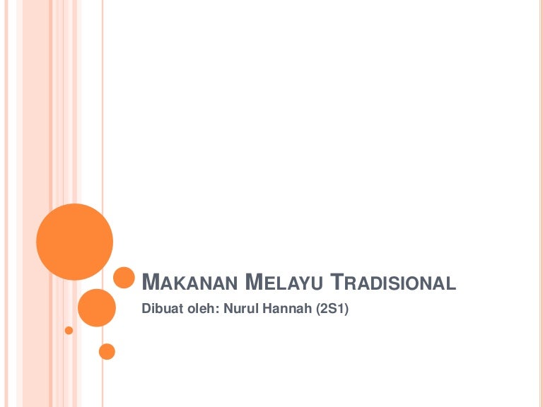 Makanan Melayu Tradisional