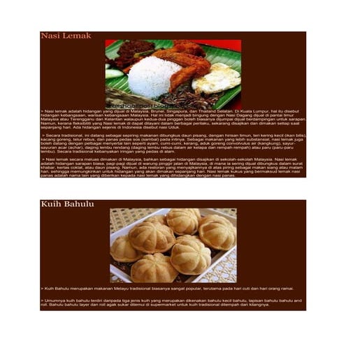 Makanan tradiosional