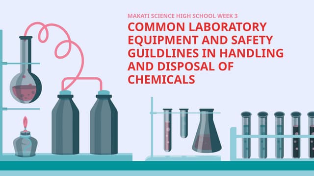 Chem m2 laboratory apparatus, safety rules & symbols | PDF | First Aid ...