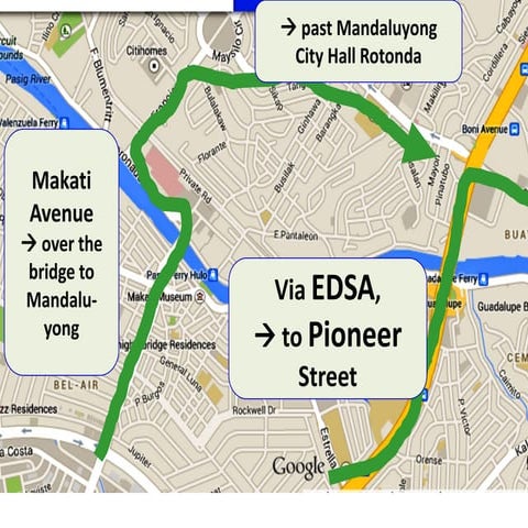 Makati to pioneer street