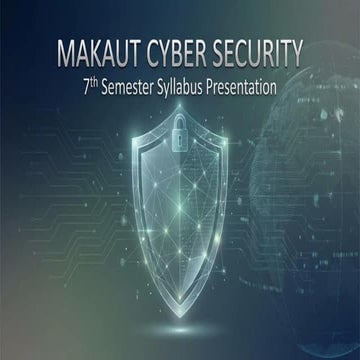 MAKAUT Cyber Security B.Tech CSE  7th Semester