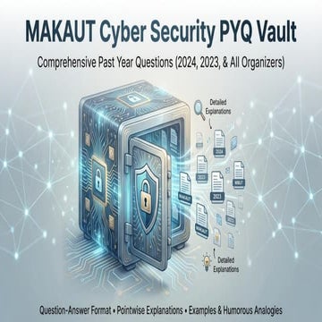 MAKAUT Cyber Security for 7th Semester B.Tech