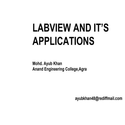 Lecture handout by Mohd. Ayub Khan