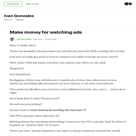 Make-money-for-watching-ads- | PDF