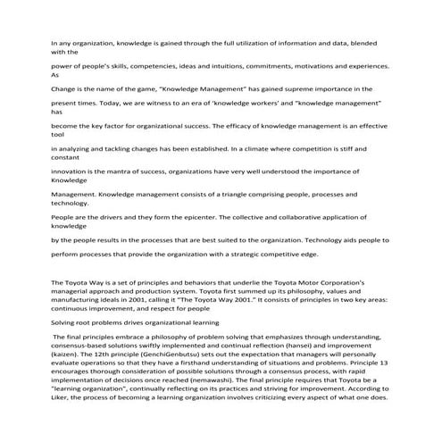 Toyota business practices | DOCX