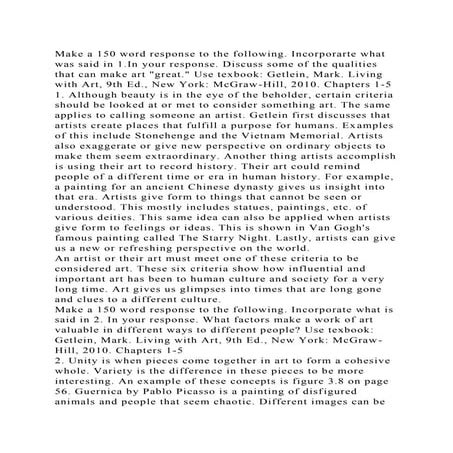 Make a 150 word response to the following. Incorporarte what was sai.docx