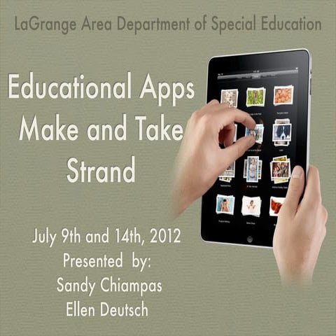 Make and take educational apps strand 